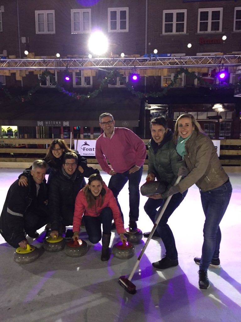 yvettegeurts's tweet photo. The winning team @HASLimburg "Curling for Pjongjang 2018", here we come! #voi https://t.co/rRaRwDhwrt