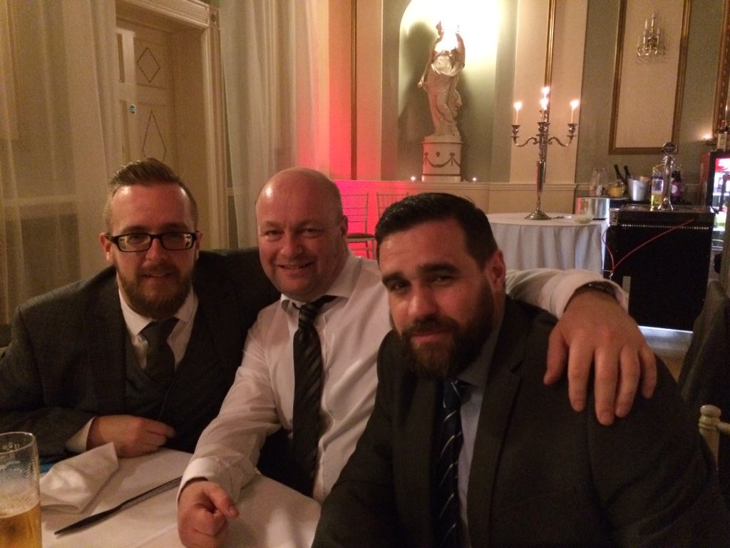 MarieMasonHall's tweet photo. Lovely evening @TheCityRooms with @FunkyPuffaFish @joel_mulloy @abelalarm @SLMbuilder #Christmas #buddypals https://t.co/WGjMC96Oxv