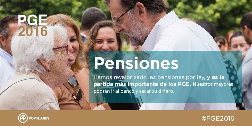 alfonsoalonso_a's tweet photo. Revalorizamos las pensiones por Ley. Con el PSOE se congelaron. #PartidoPopular #YoVotoPP #CaraACaraL6 https://t.co/0XVNDD4Cic