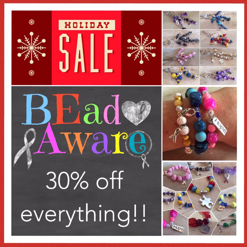 BEad_Aware's tweet photo. Hurry! Don't miss our sale! #awareness #bracelets #keychains #christmasgift https://t.co/VNZgekExrO