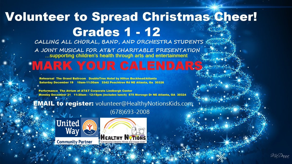 Showcase your best on December 21st - Atlanta Christmas at AT&amp;T