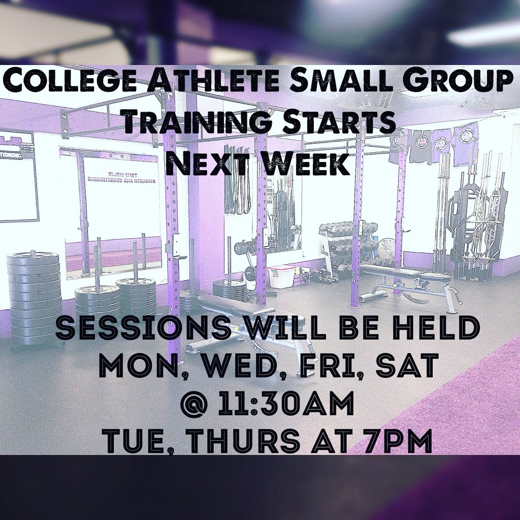 TeamMoljo's tweet photo. College Athlete Group Training starts next week!!! #teammoljo #collegeathletes #putnamvalley https://t.co/jfQR3CkTq5