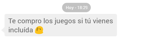rollabelt's tweet photo. Cuando vendes juegos por Wallapop y tu novio te escribe un mensaje así ❤ #buapo https://t.co/JExedCUbJq