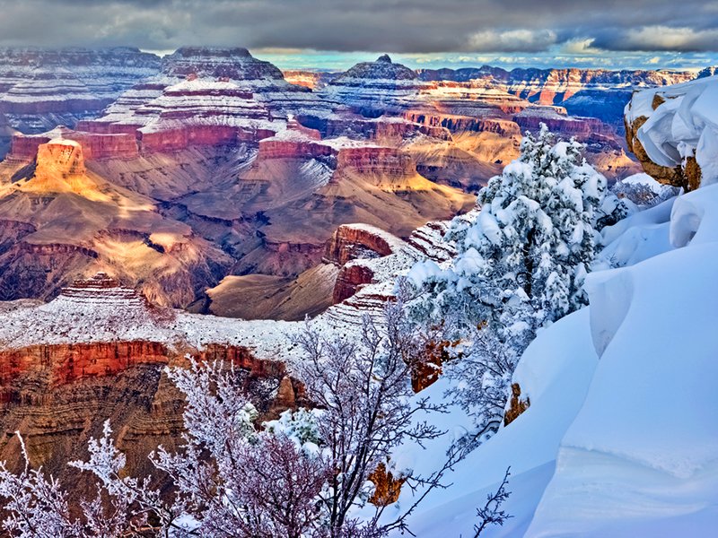 Earthjustice's tweet photo. A sprawling resort next to the Grand Canyon? Some winter wonderlands deserve to stay wild>https://t.co/wGGzuqxQ3v https://t.co/GQR1sr2rai