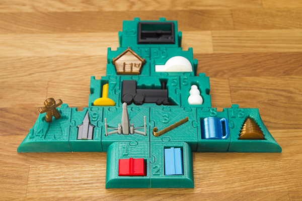 Day 14-Peter Leppik's awesome advent calendar. Getting big now! <a href="/thingiverse/">Thingiverse</a>  #3dprinting thingiverse.com/thing:37686