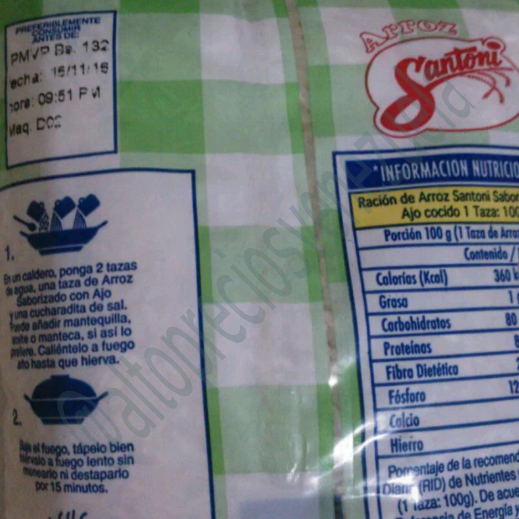 AltoPreciosVzla's tweet photo. Arroz Santoni 132Bs #altopreciosvenezuela #preciosjustos #PreciosQueSorprenden #PrecioMaximo https://t.co/mvqeeMJF8N