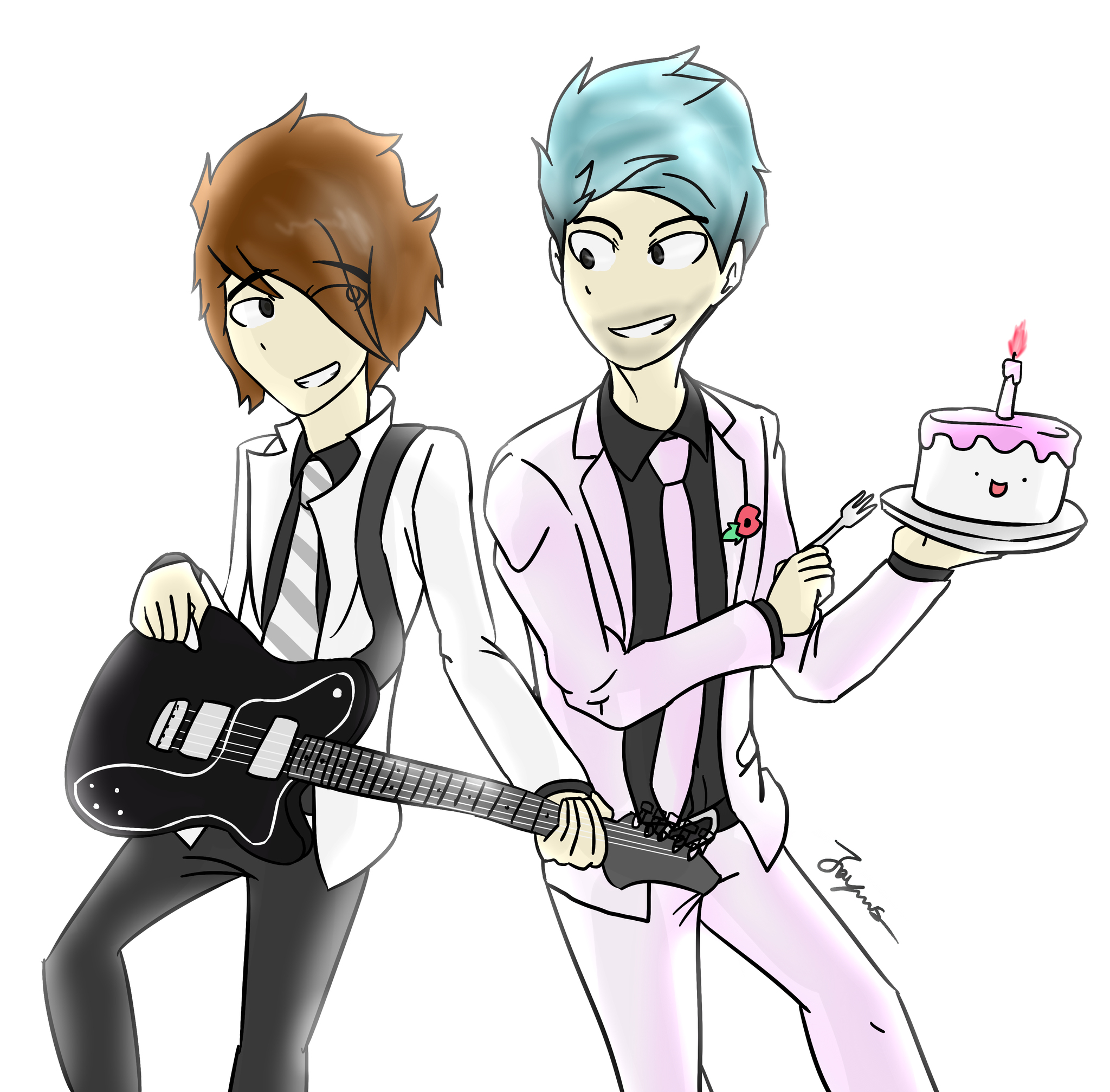 HAPPY BIRTHDAY ALEX GASKARTH! I drew a picture for you :))  