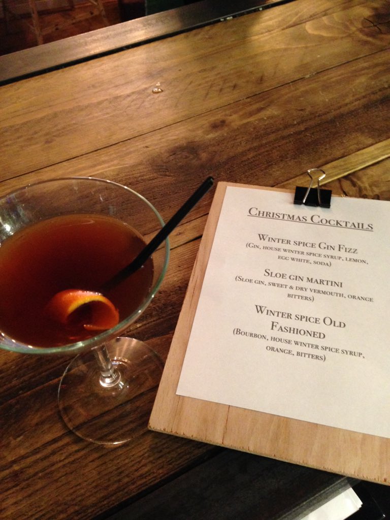 colleysbar's tweet photo. Christmas cocktail menu still going strong during lunch yesterday #sundaysessions #bar https://t.co/riXROydq48