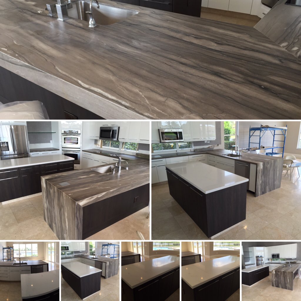 Newest project in #delraybeach #SouthFlorida <a href="/CaesarstoneCA/">Caesarstone Canada</a> <a href="/Caesarstone/">Caesarstone Int.</a> <a href="/CaesarstoneUSA/">Caesarstone USA</a> island. #AwesomeMonday
