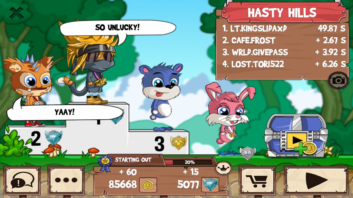 LTDxKINGSLiDA's tweet photo. All those guys just got washed #funrun2 #Frost #Givepass #Tori522 https://t.co/uBA8Ydx3nA