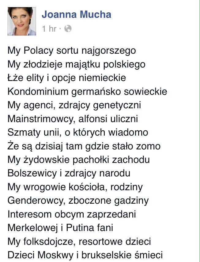 Szczera spowiedź Joanny Muchy, rzeczniczki PO.