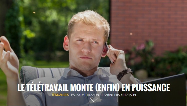 sudouest's tweet image. Le télétravail monte (enfin) en puissance. Exemples chez Axa et à La Poste soir.sudouest.fr