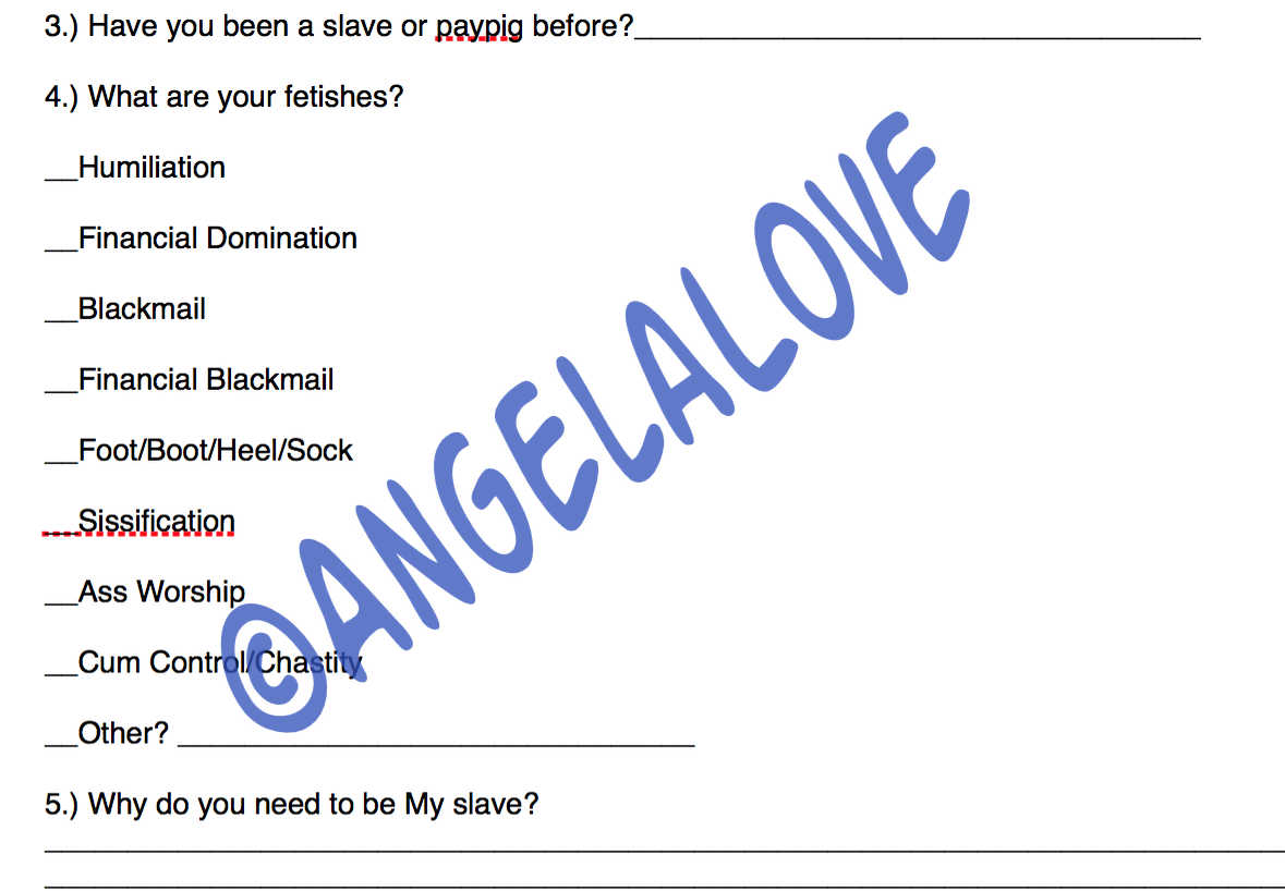 AngelaLoveChat's tweet photo. Applications for #slave #paypig #cashpointmeets ONLY avail AFTER #tribute Email in profile @RTpig @underdeskloser https://t.co/ZRCskm8G12