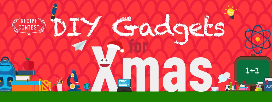 seeedstudio's tweet photo. #Contest 2015 Nov: DIY Gadgets for #Xmas! Get free gift from us. #SeeedRecipe. https://t.co/CsnYGMJIGK https://t.co/Sc7X61XyP9