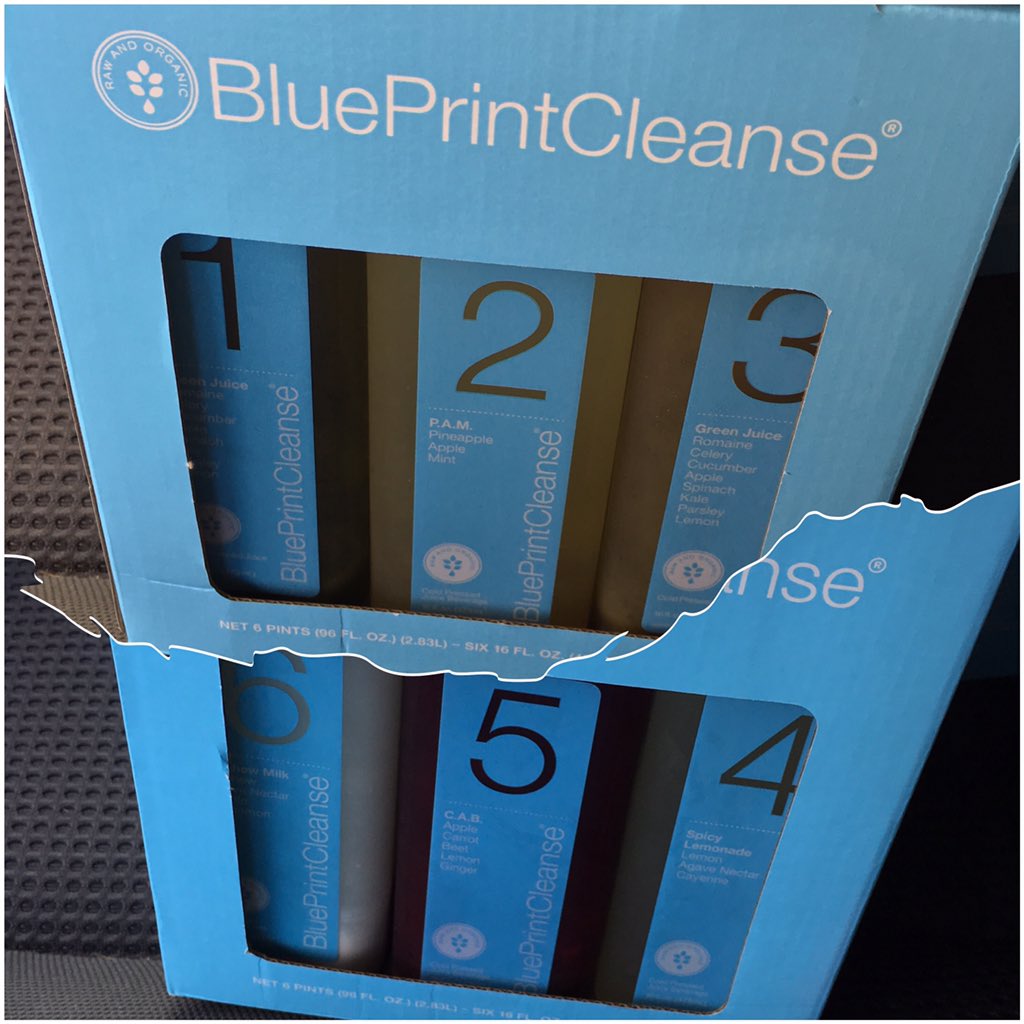 LILBLUEBOXox's tweet photo. Starting a 3 day @BPCleanse. Trying to jump start my new eating regimen and hit my goals. #blueprintcleanse https://t.co/zeM9rKf55S
