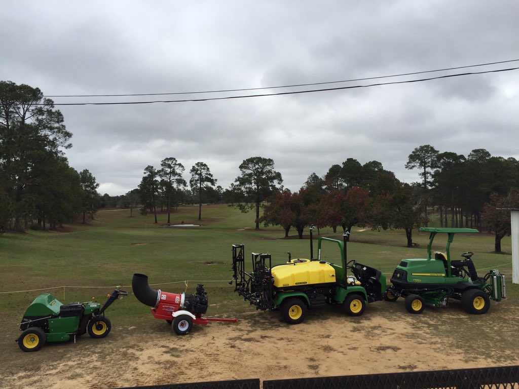 Delivered new equipment to Twisted Pines GC today! More to come tomorrow! <a href="/JohnDeere/">John Deere USA</a> <a href="/ShowTurf/">ShowTurf</a> #repeatcustomer