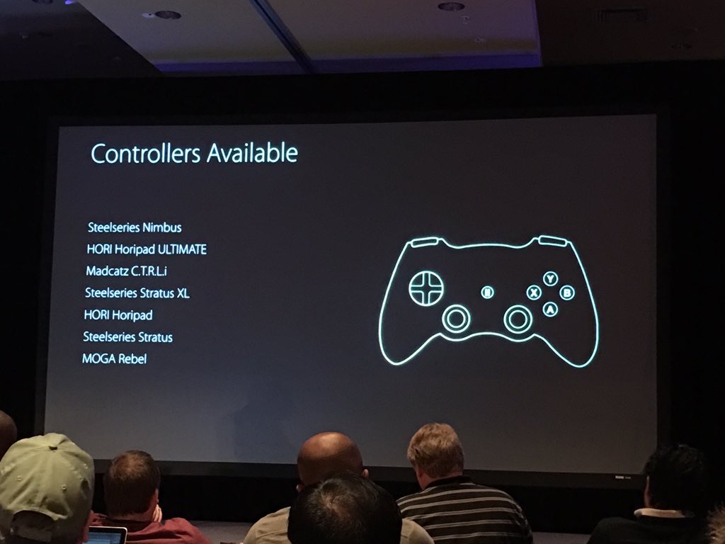 stucarney's tweet image. Game controllers supported #AppleTVTechTalks #tvOSTechTalks