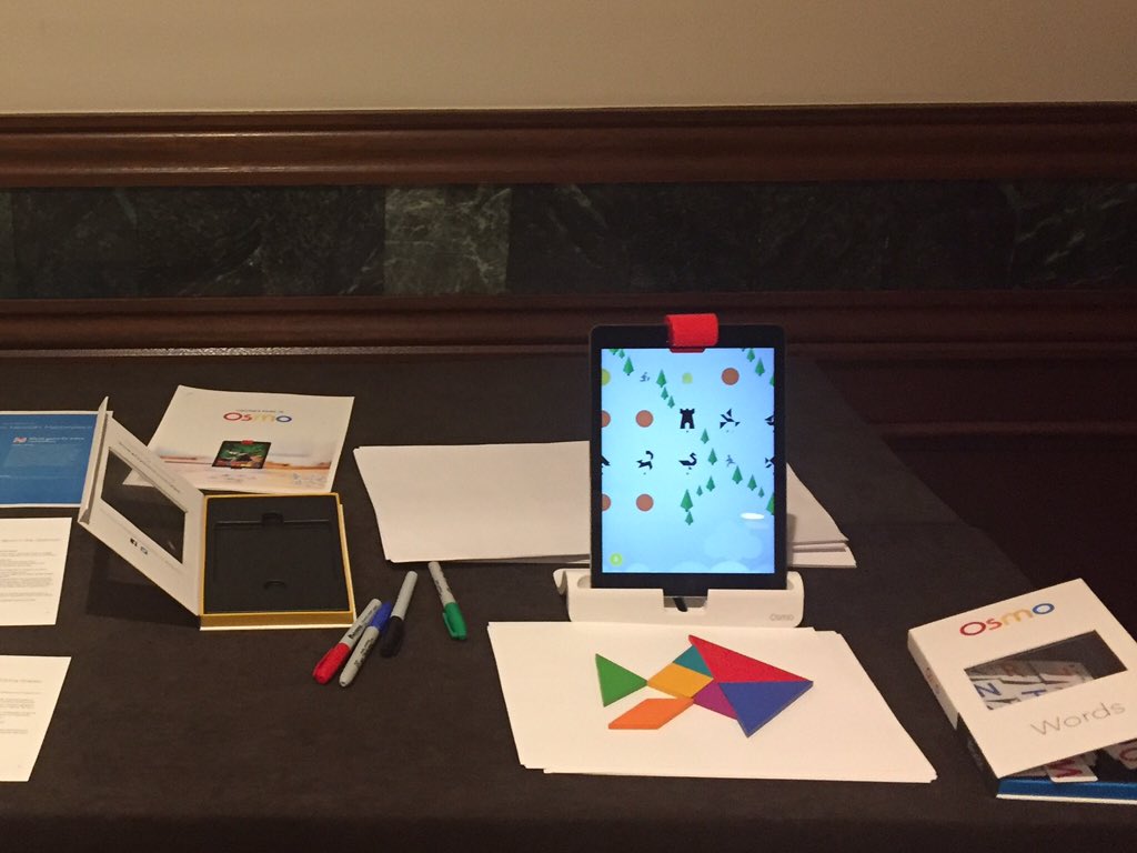 angimcandrews's tweet photo. So excited to see on of my favorite iPad "toys" in the #ties2015 playground! #osmo #forkidsofallages https://t.co/47GNfyOeAs
