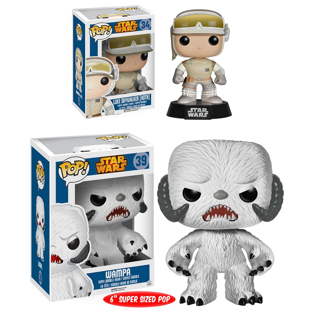 OriginalFunko's tweet image. RT &amp;amp; follow @OriginalFunko for a chance to win a Hoth Luke and 6-inch Wampa Pop! prize pack! #StarWars