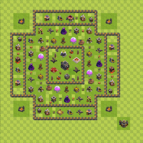 BUILDER_COC's tweet photo. TH9 WAR BASE #ClashOn https://t.co/ZZCNQUy7oc