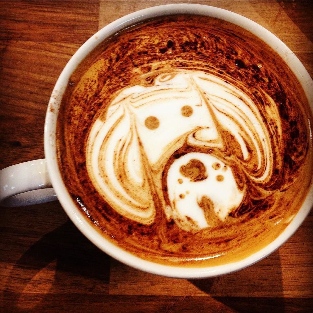 CoffeeBrue's tweet photo. New #Coffee Instagram by @stouty_c Dog dark mocha #latte #dog #latteart #barista #coffee #dogsofinstagram #toomucht… https://t.co/TCTwkVCSrS