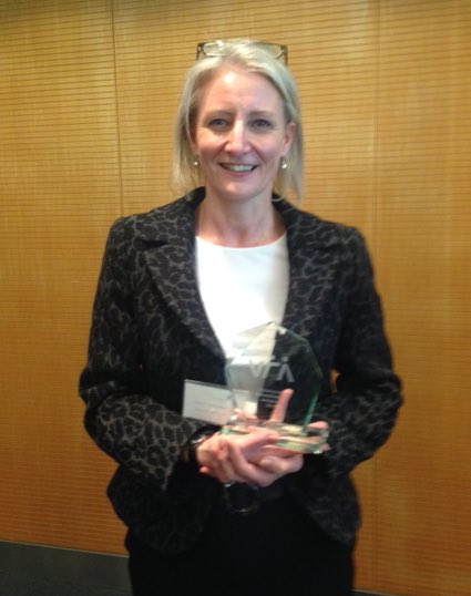 SallyNaunton's tweet photo. Fantastic VRA event &amp; awards_ @SpringActive @NSinfield delighted to win Initiative Award. Thanks @UKVRA &amp; @SwissRe https://t.co/X94jSEqEvP