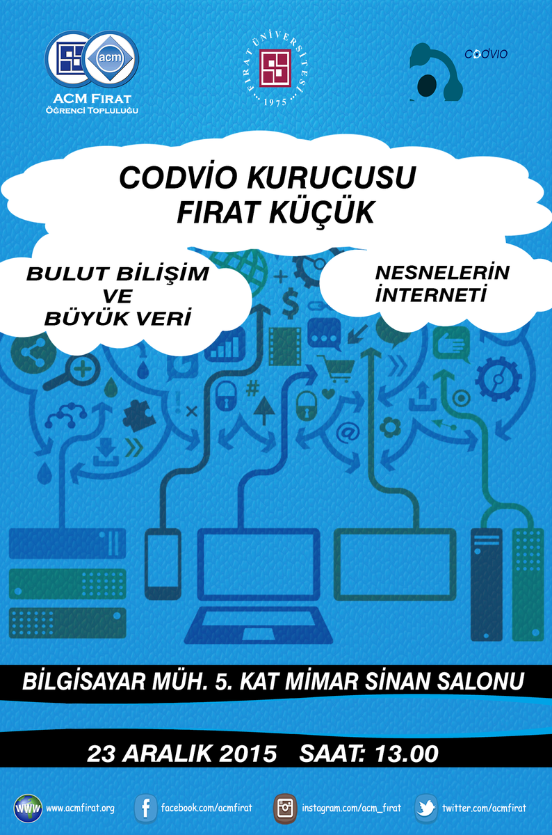 Fırat Küçük'ün (<a href="/fplusplus/">Fırat Küçük</a>) sunumuyla gerçekleşecek olan konferansımız 23 Aralık'ta Mimar Sinan Salonunda!