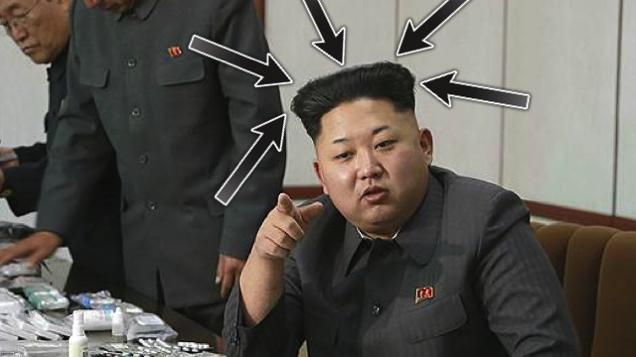 dumbassgenius's tweet photo. When Kim Jong Un says #NorthKorea has the #HydrogenBomb, are we sure that's not just what he calls his #haircut? https://t.co/0LsHwnP7Eh