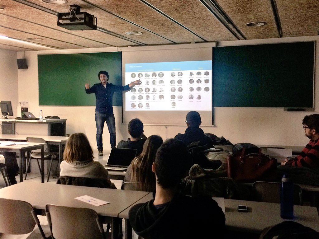 isagial's tweet photo. Súper masterclass mejor pitch con @RicardGarriga CEO @M_Millennials en @LaSalleTechnova #TechnovaPreAccelerator https://t.co/217SUnO3Hx
