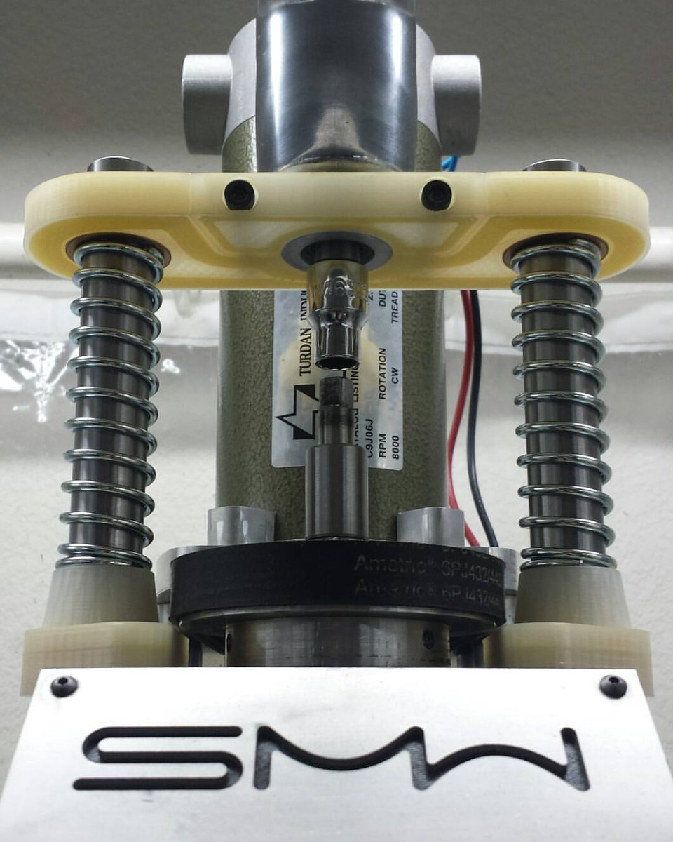 Markforged's tweet image. A kevlar reinforced butterfly impact power drawbar &amp;amp; mounting brackets, printed by Superstition Machine Works.