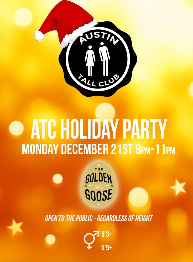 AustinTallClub's tweet photo. HOLIDAY PARTY!! https://t.co/sZmnwpSd3p