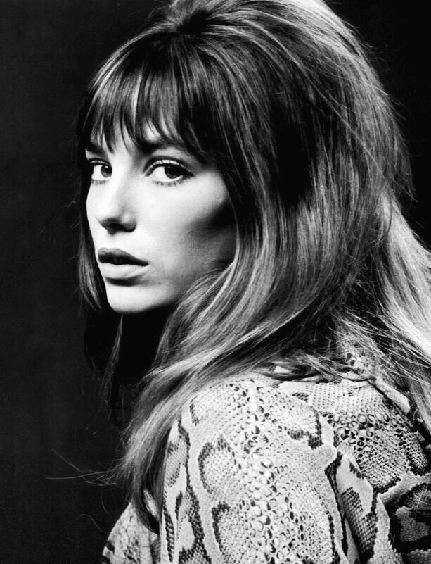 Happy birthday to the girl with the best fringe of all time: Jane Birkin!     : 1969 