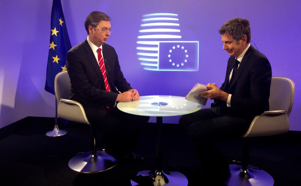BUKAiSu's tweet photo. live on rts #EU #IGC2015 #Bruxelles @SerbianPM https://t.co/fEGhtcpFwe