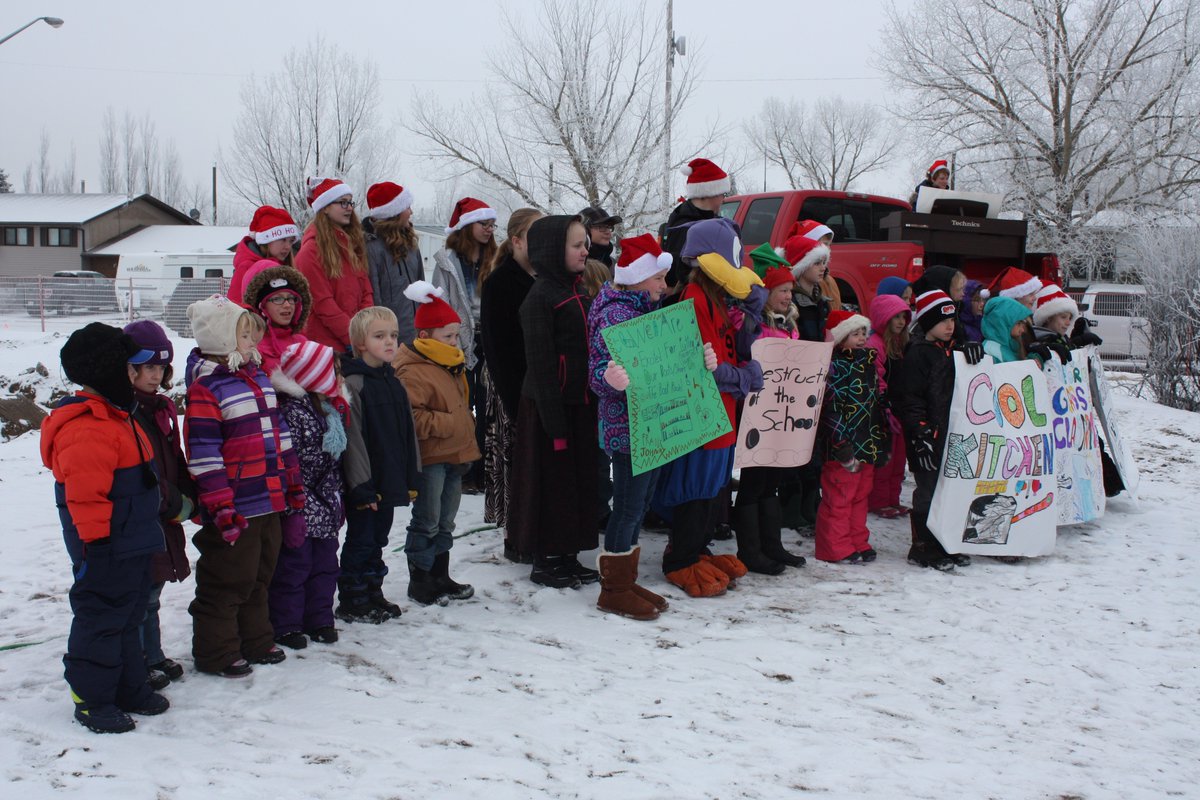 PrairieRoseSD8's tweet photo. P1: Schuler School holds official ground breaking ceremony for new replacement school. #prsd8 #abed @schulerschool1 https://t.co/Y0owei9S9N