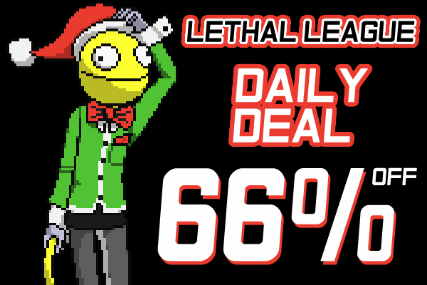ReptileGames's tweet photo. Because it's never too early for Christmas! 66% OFF Lethal League https://t.co/8bSoDpKCa9 #DailyDeal @Steam_Games https://t.co/01OurIGTW9