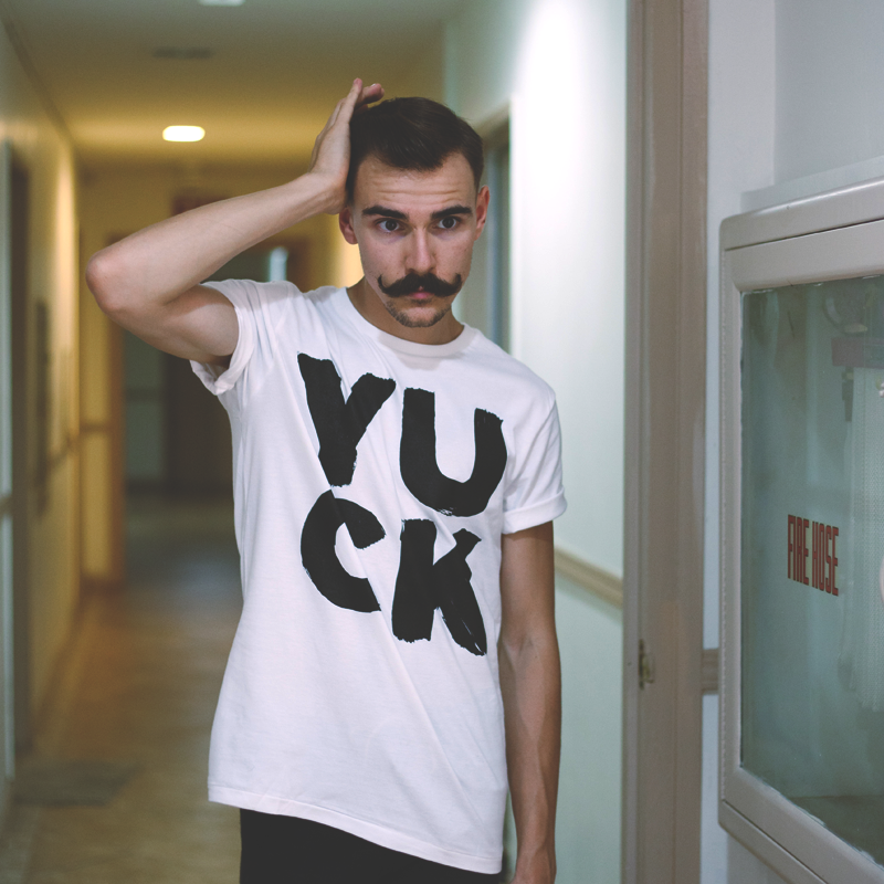 weareyuck's tweet photo. @gregtbrown in our paint tee! One of the few remaining tees from our launch collection! :)

https://t.co/Mby7Tdyqbv https://t.co/DlGzEXtrHA