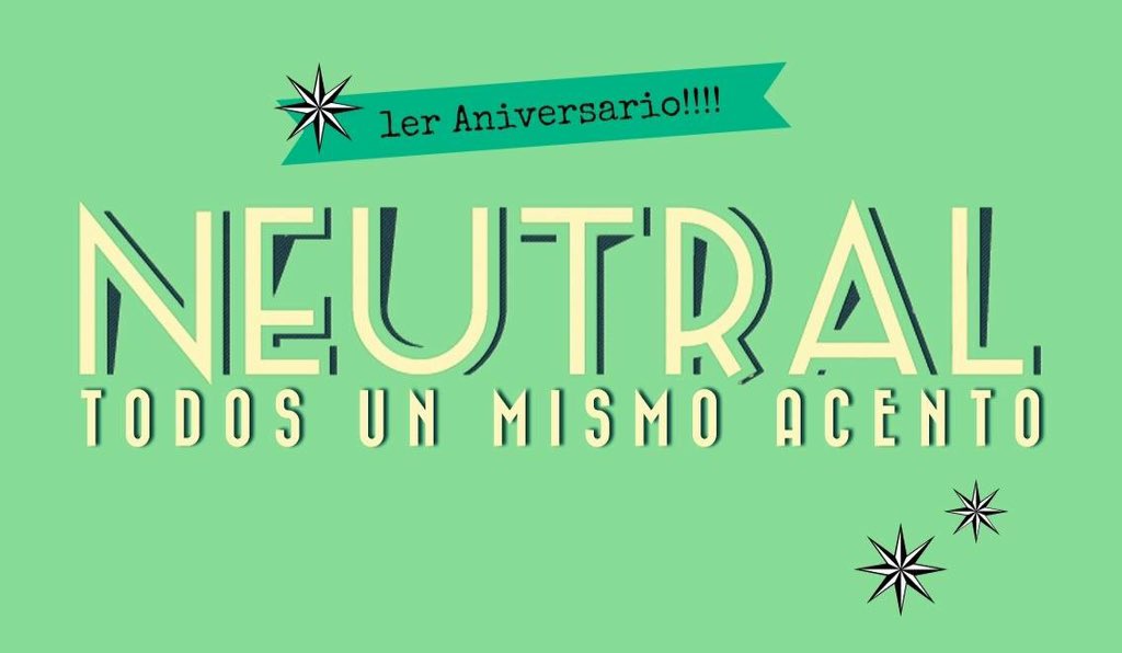 acentoneutral's tweet photo. Feliz aniversario Neutral!! Gracias a todos!! @CarlaScatarelli @soyfranbass @AnaValsagna #Neutral #Acentoneutro https://t.co/ZuNEaOmqXz