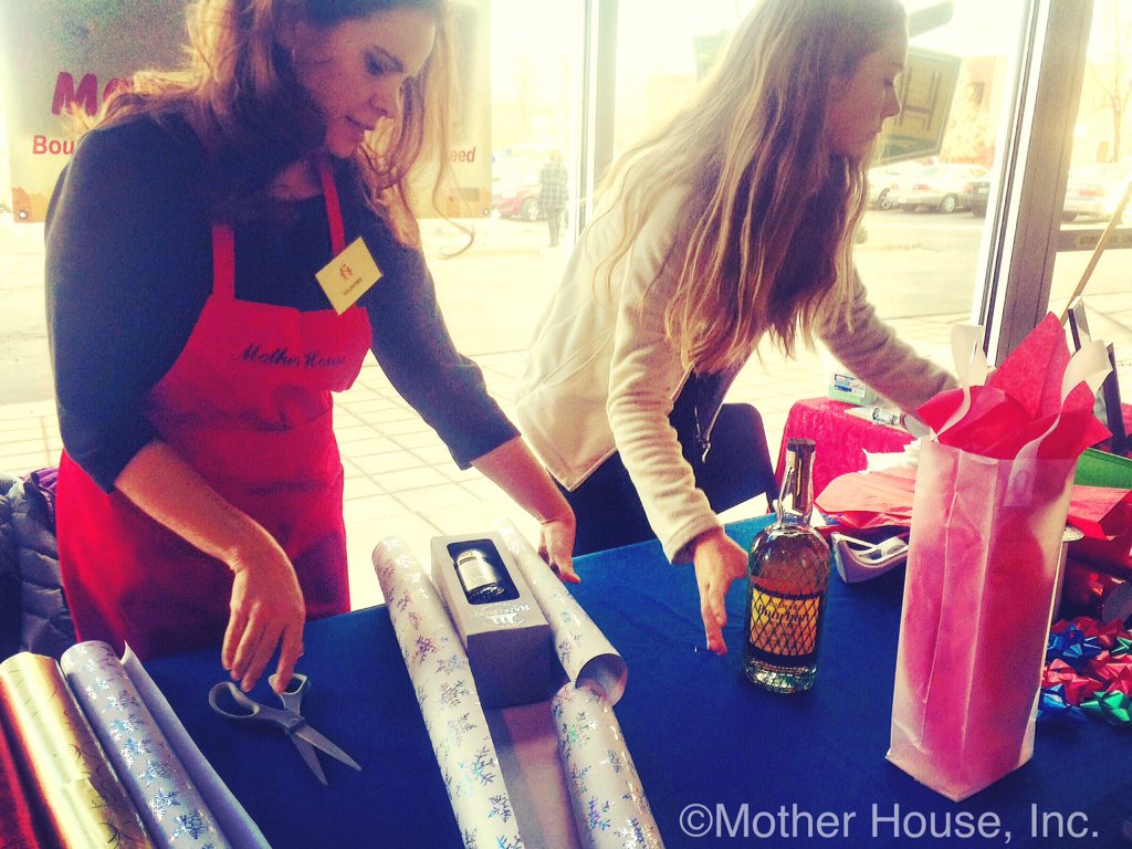 2 gift-wrapping #volunteers needed 4 Dec 24 shift at <a href="/HazelsBoulder/">Hazel's Beverage World</a> <a href="/MotherHouse_Inc/">Mother House, Inc.</a> contact Laura 3) 447-9602.