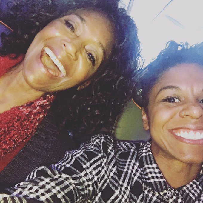 In my World of Travel. Sad to leave #TheColorPurple in NY but happy to meet a new flying friend. @kamaricopeland<a href="/tag/thecolorpurple"class="tags">#TheColorPurple</a>