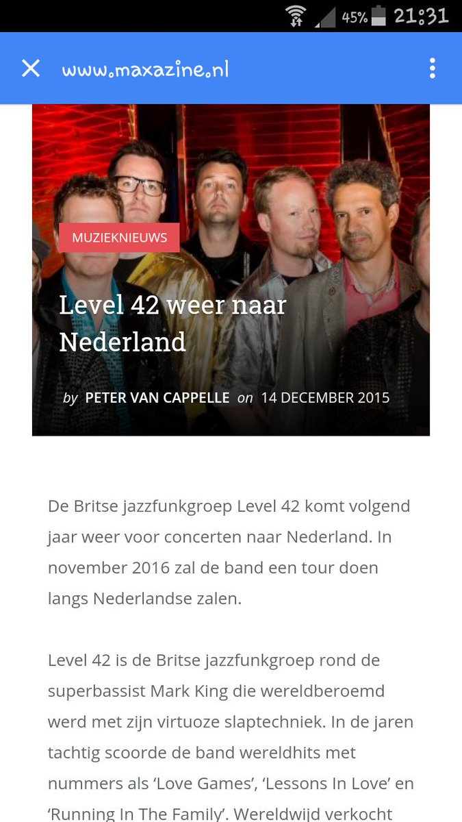 FiksRenko's tweet photo. Not the question if,  but how often....#Level42 @King42Mark @MikeLindup https://t.co/ZcRRpo5LtO