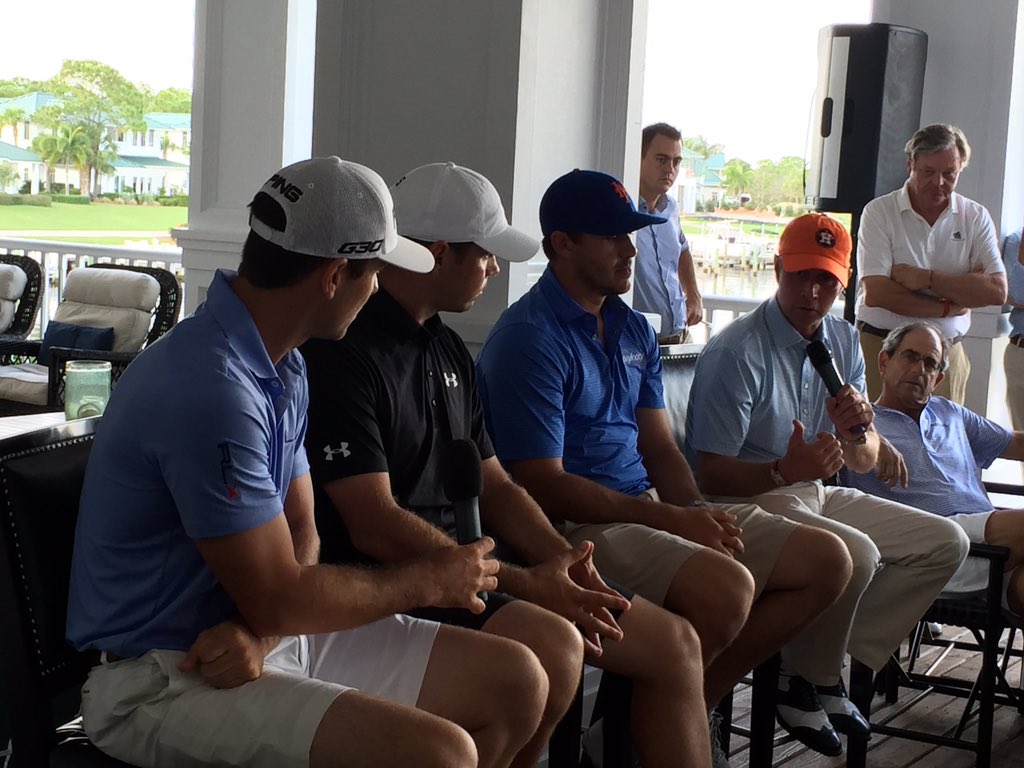ProGolfJetBiz's tweet photo. @BillyHo_Golf @GaryWoodland @BKoepka @garywilliamsGC thanks for a terrific day! #IflyQS #onlynetjets #netjetsevents https://t.co/HFRex8Dl7b