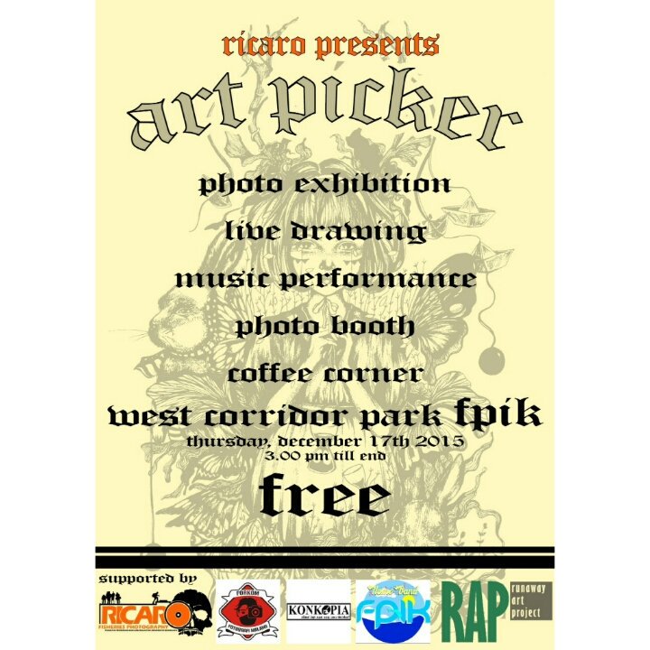 RICARO PRESENT: ART PICKER #1 . Yokk ramaikan