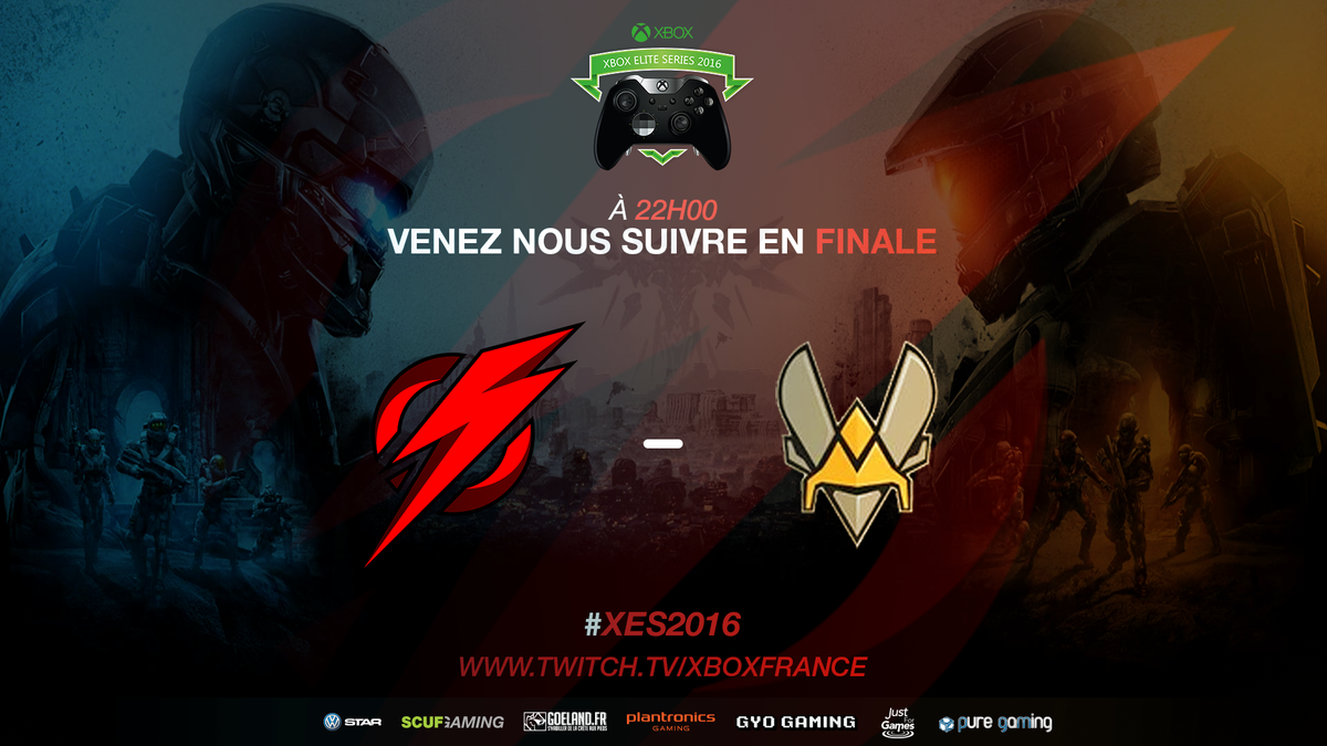 PulseFrench's tweet photo. Finale de la #Cup8 VS @Team_Vitality  #XES2016 @ESLFrance @ESLHalo @XboxFR ! Soutenez nous avec le #PuLseNation https://t.co/OUcggykBQe
