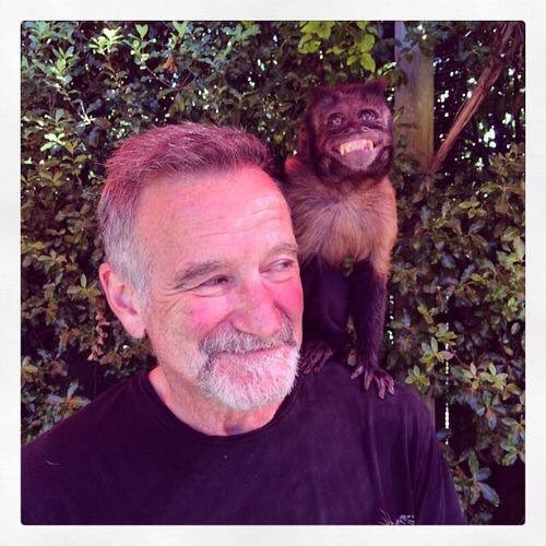 Movie_mistake's tweet photo. The last photo of Robin Williams. https://t.co/fTIgYED04K