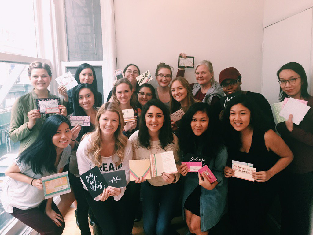 We had so much fun this weekend crafting cards at our first NYC a-team event hosted by Horacio Printing! #HPa21