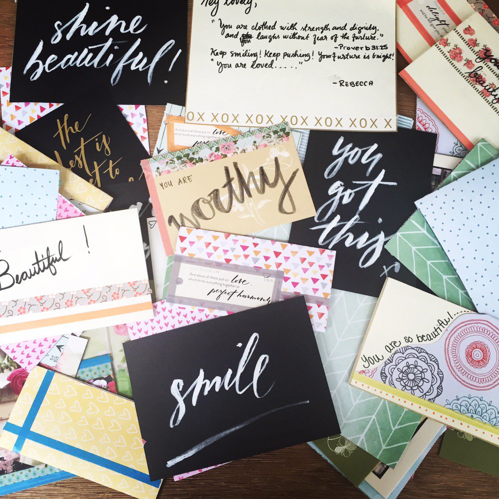 Our Horacio Printing a-team built 60 encouragement cards in 1 hour for <a href="/A21/">A21</a> !! What a great day! #HPa21