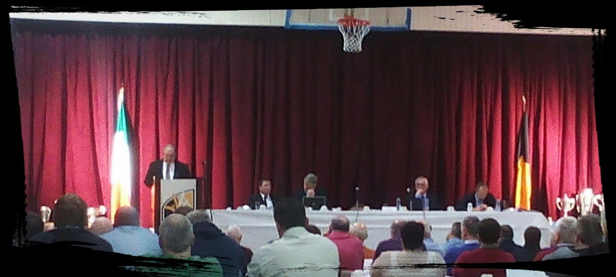 caroclifford's tweet photo. Kilkenny County GAA Chairman, Ned Quinn addressing the 2015 County Convention. @KilkennyCLG https://t.co/u9h2Rxro6F