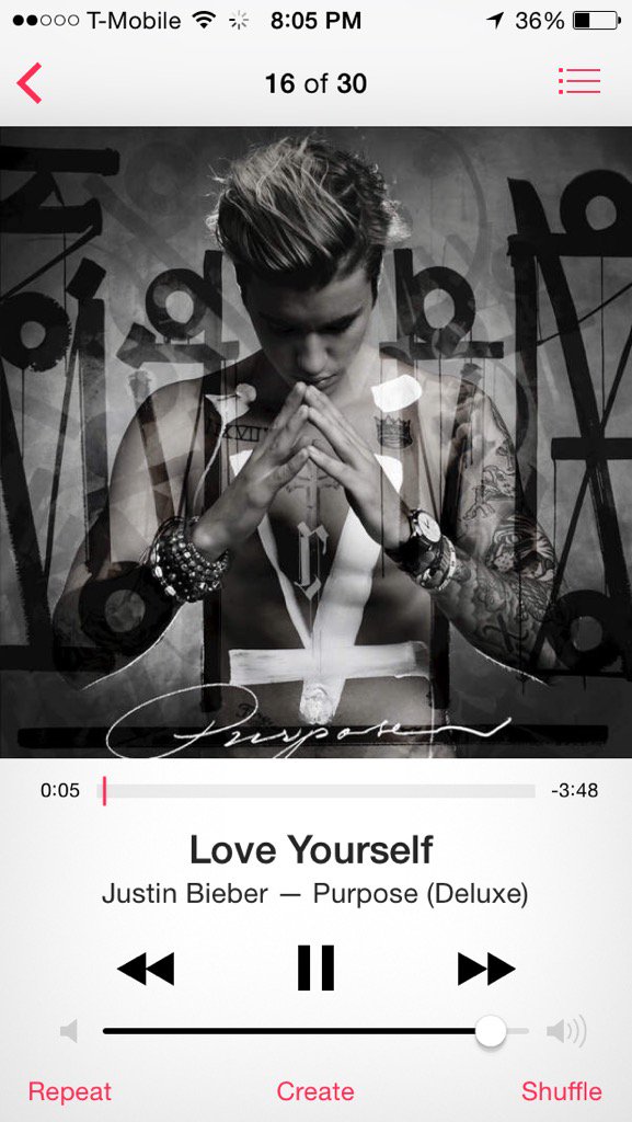 anniewildgen's tweet photo. Everywhere I go I have the @justinbieber album playing on my phone in my pocket ๐ #reallifesoundtrack https://t.co/QIZSZrvJvV