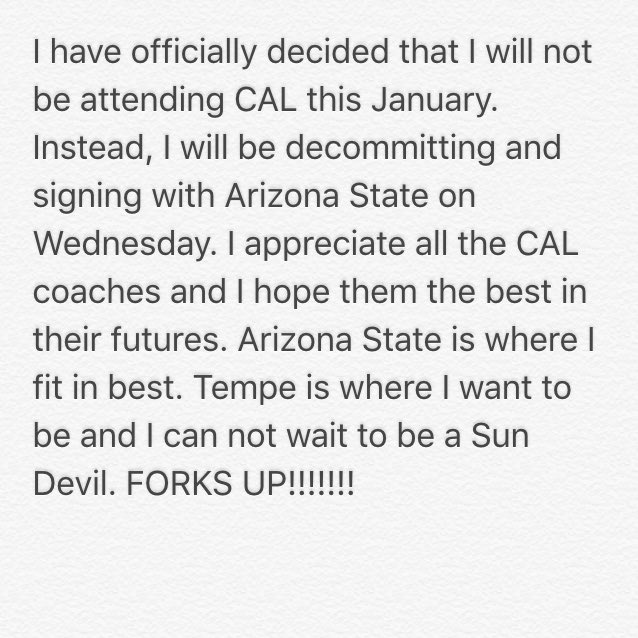 AJ_McCollum's tweet photo. Thank you to everyone that has helped get me to where I am today. FORKS UP!!! https://t.co/p0ueaAa71R