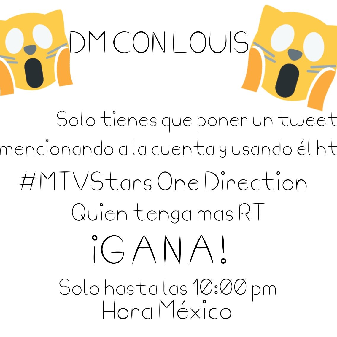1DAndZaynNews's tweet photo. DINÁMICA PARA EL DM CON LOUIS

¡SUERTE!
  
-S

#MTVStars One Direction https://t.co/08ILHkd6dT